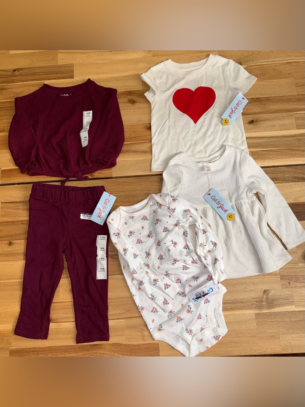 NWT Baby girl clothes bundle 18M